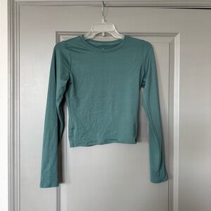 Hollister long sleeve green Tee